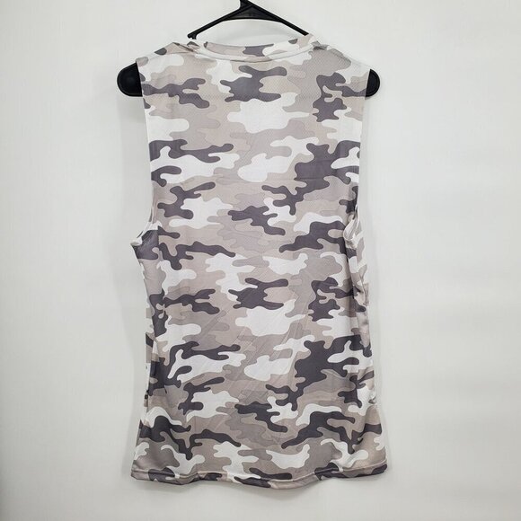 Gymshark Arrival Sleeveless Slim Fit T Shirt Top Men Size Small NWOT Tank Camo - Picture 8 of 10